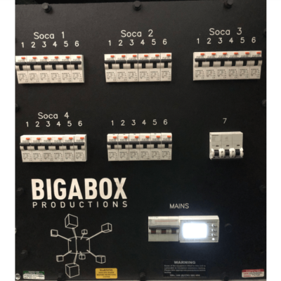 Product image of the 63a 24 Way Soca Distro - RCBO supplied by Bigabox Productions Power Distribution equipment hire