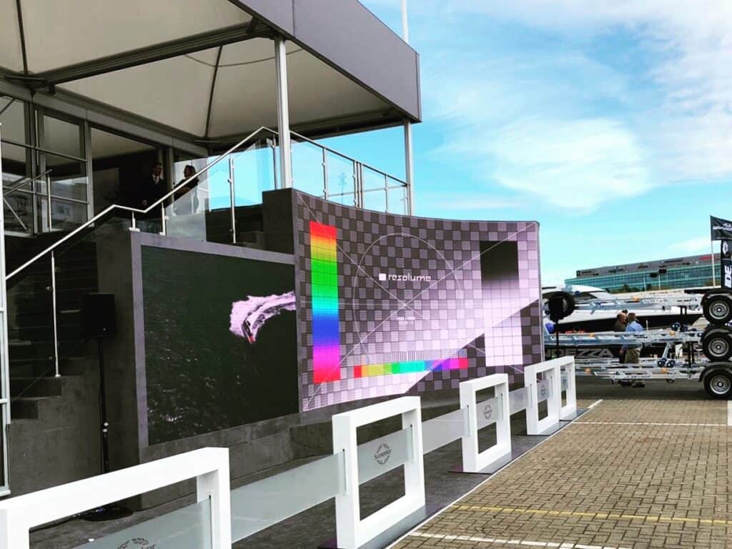 Southampton Boat Show - outdoor LED Video Screens