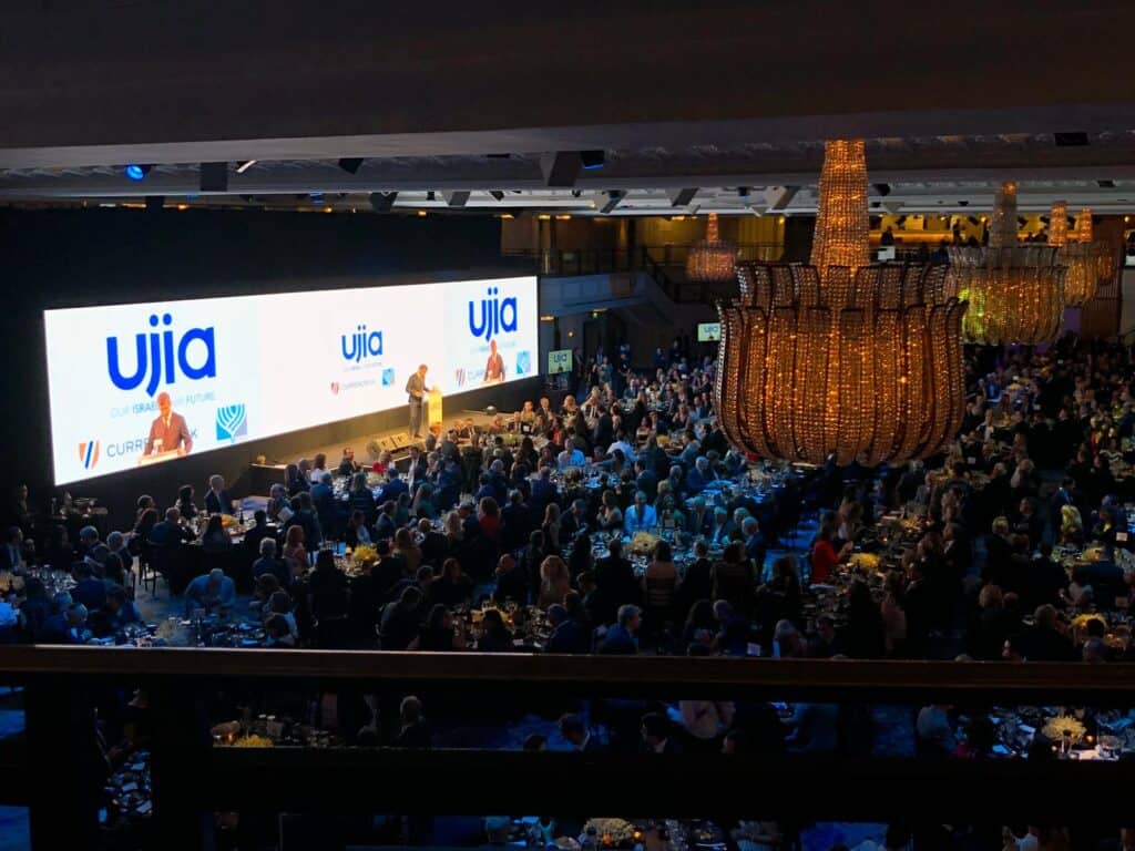 Event Production Company Bigabox Productions providing LED video wall solutions for Ujia. Bigabox Productions easy special fx, lazers and staging services for events.