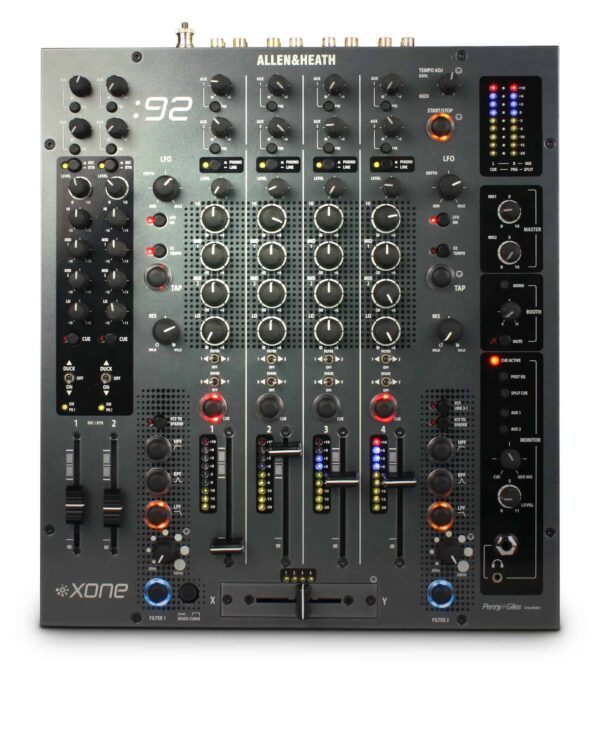 Bigabox Productions Audio & DJ Kit equipment hire: Allen and Heath - Xone 92|||||